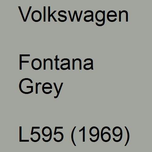 Volkswagen, Fontana Grey, L595 (1969).